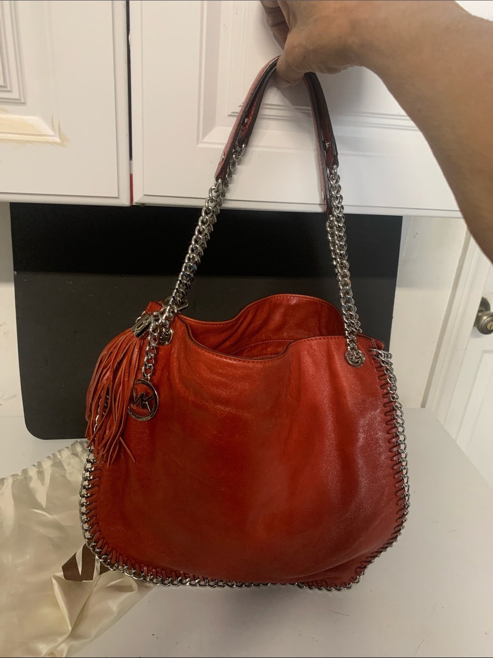 Michael Kors Leather Hobo Bag